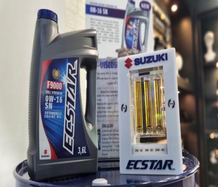 Suzuki Indonesia memperkenalkan pelumas mesin ECSTAR Oil 0W-16 SN (foto/ist)